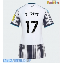 Camisa de time de futebol Newcastle United Bazoumana Toure #17 Replicas 1º Equipamento Feminina 2026-27 Manga Curta